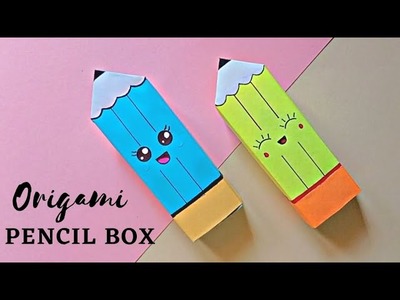DIY Origami Pencil Box | Paper Pencil Box | School Craft | Crafts With Paper | Origami