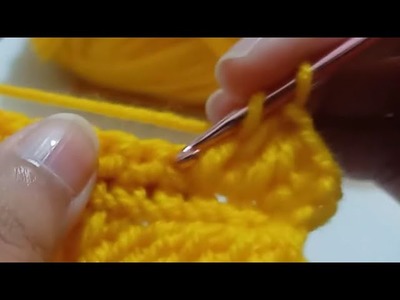 Easy Crochet For Beginners| Simple 2 stitches! very easy very pretty Pattern Crochet.