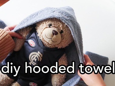 Easy Hooded Towel Sewing Tutorial - Beginner friendly DIY gift for baby and kids!