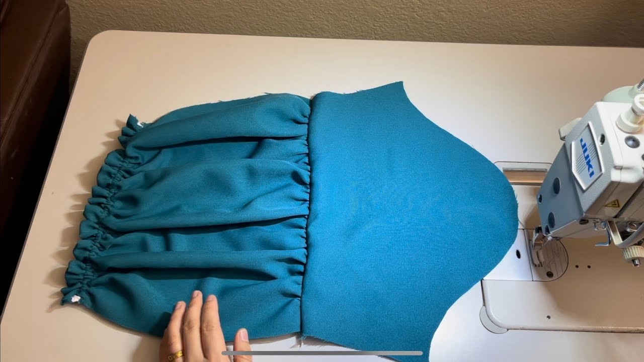 Easy Way to Sew Ruffle and Elastic Sleeves | Sewing Tutorial | DIY