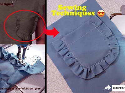 For the first time you will see it ????Sewing Tips and Tricks ✅️How To Sew A Beautiful Firll Pocket