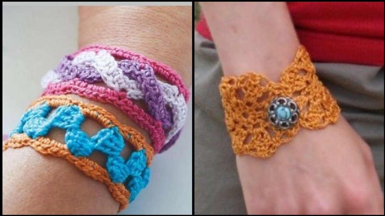 Glamorous designs for crochet bracelets free patterns designs