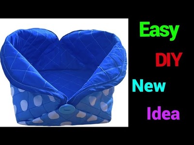 How Easy To Make Fabric Basket. New Method To Make Storage Box Easier For Beginners  @TheTwinsDay