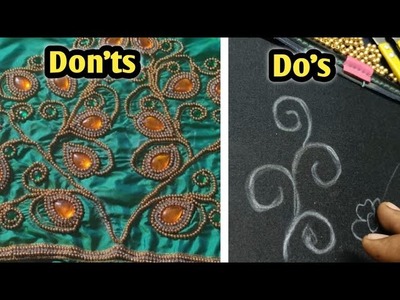 How to avoid wrinkles? in fabric while doing Aari Embroidery For Beginners