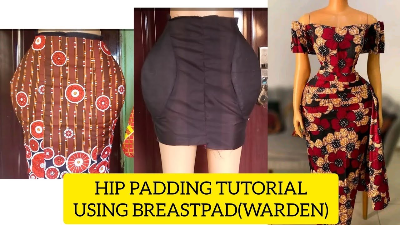 HOW TO DRAFT & SEW HIP PADDING USING BREASTPAD #australia #canada #germany #netherlands #china