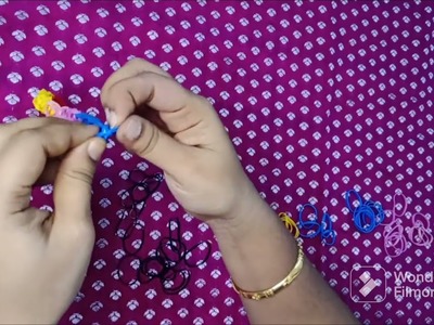 How to make friendship band.bracelet.colourfull band making.unique creations