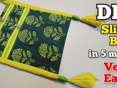 How to make the sling bag. cross body bag. mobile phone purse | handbag. Bag cutting and stitching