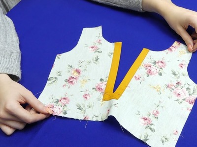 It's very simple! How to sew a v-neck easy and simple