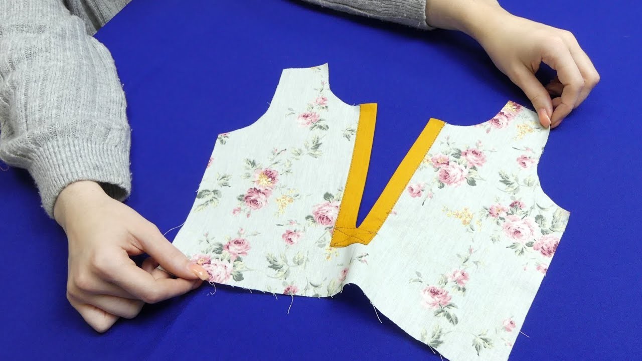 It's very simple! How to sew a v-neck easy and simple