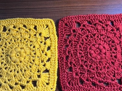 Lacy Crochet Granny square (Easy pattern)