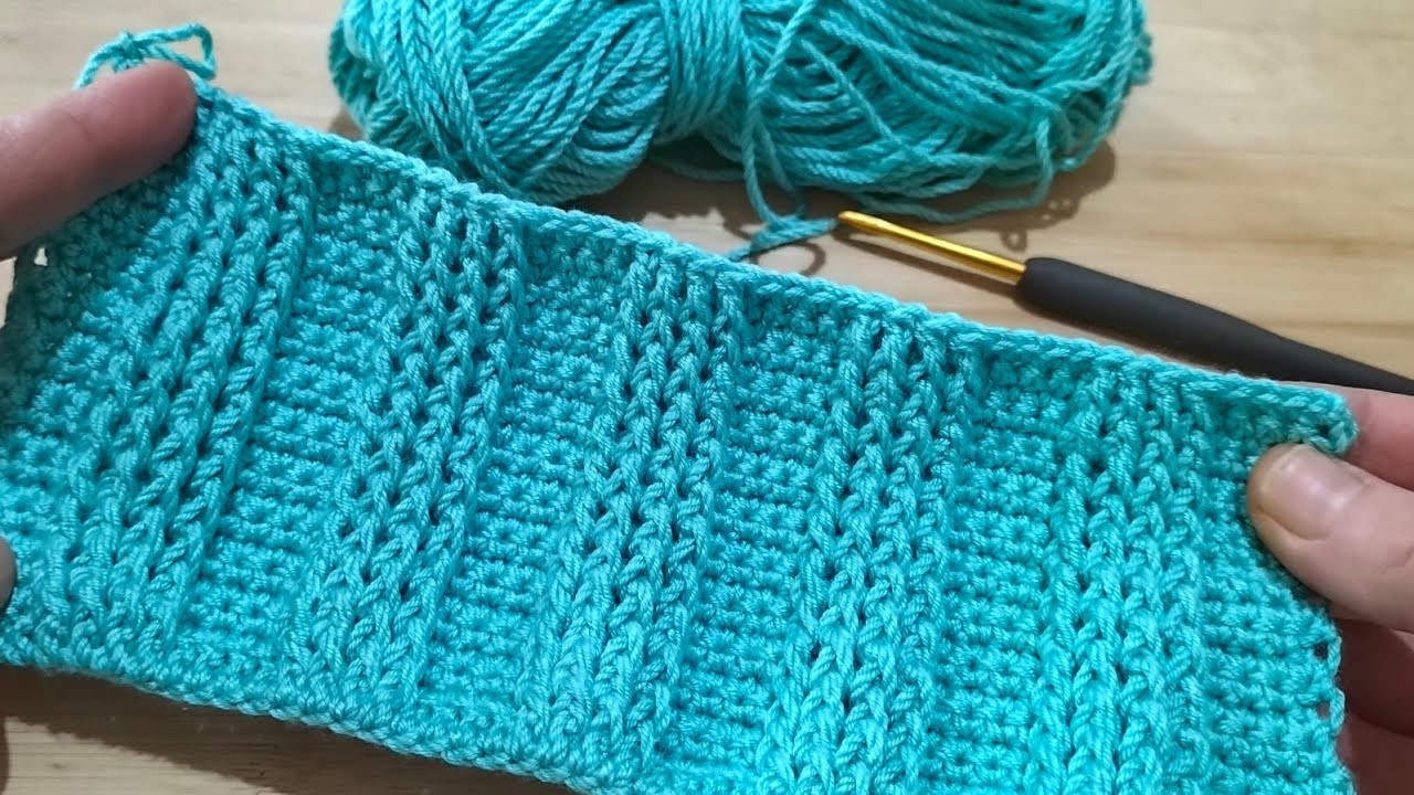 Look how easy! only 2 rows of multipurpose crochet stitch pattern