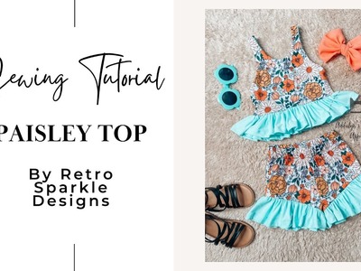 Paisley Top Sewing Tutorial by Retro Sparkle Designs