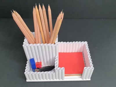Paper Desktop Organizer - How to Make a Paper Organizer - Paper Crafts