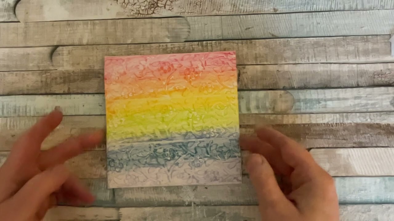 PAPERCRAFT SOCIETY BOX 41 - Making a floral rainbow card #papercraftsociety