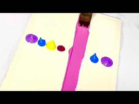Rainbow Sunset Landscape Acrylic Painting for Beginners | How to Draw Colorful Sunset