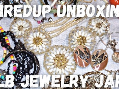 ROXANNE ASSOULIN? Thredup DIY 5lb Jewelry Unboxing from Phoenix  AZ JEWELRY JAR UNBOXING!