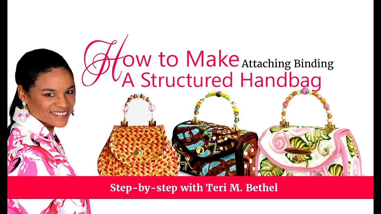 Sewing the Binding to Your Structured Handbag (Full Tutorial)