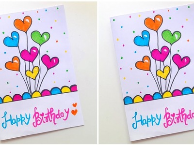 So Beautiful!!! ???????? Birthday Card Making At Home • Homemade Birthday Gift Card • Birthday Card 2023
