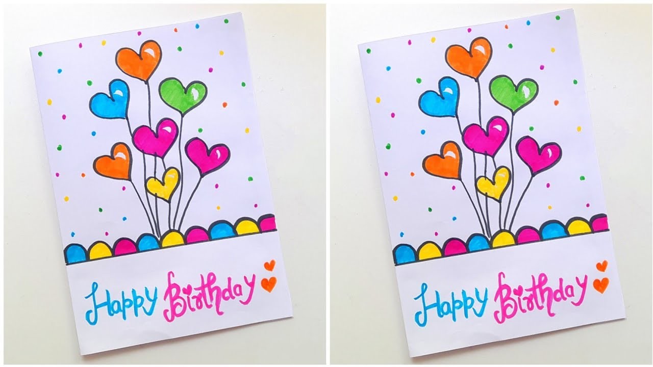 So Beautiful!!! ???????? Birthday Card Making At Home • Homemade Birthday Gift Card • Birthday Card 2023