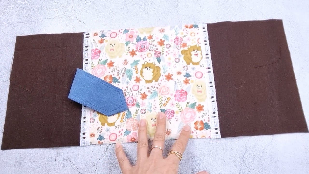 So EASY sewing ideas. How to Make a Fabric Book Cover