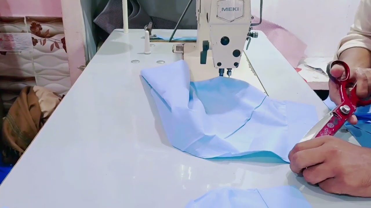 Tailor master !How to sew a shirt. full video waith side perfect shirt stitching