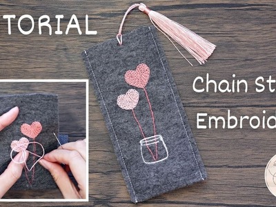TUTORIAL: Heart Chain Stitch Embroidery