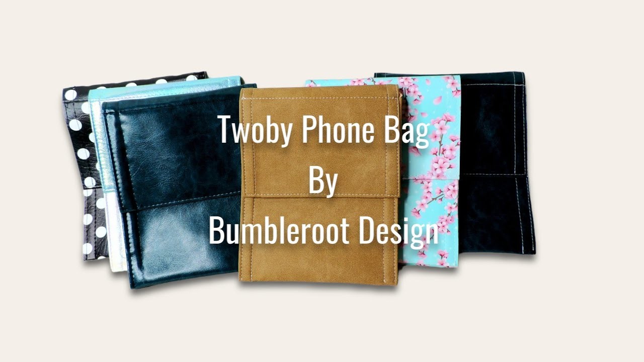 Twoby Phone Bag by Bumbleroot Design