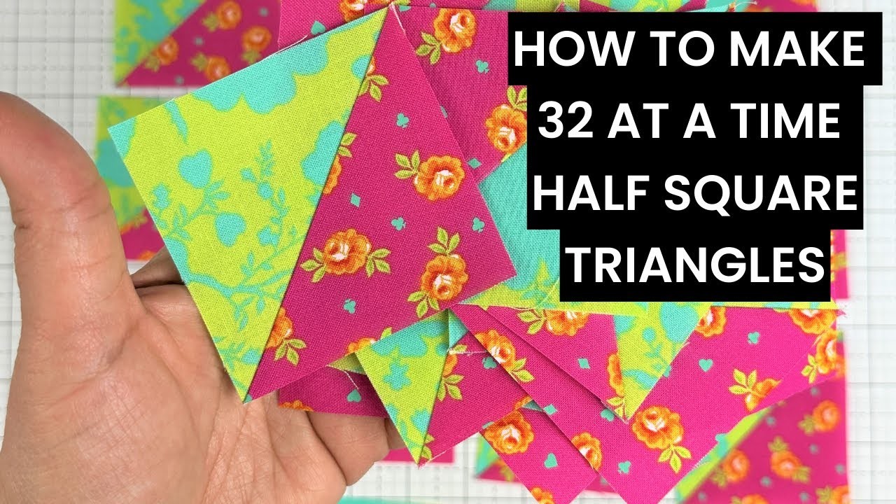 Unbelievable Quilting Hack: Making 32 HSTs at Once!