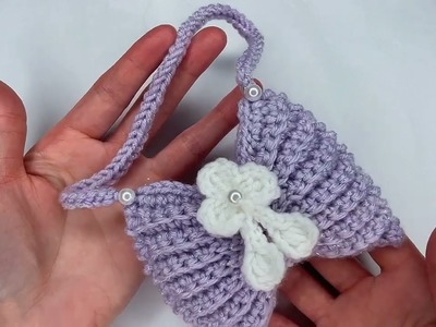 Very Easy Crochet Mini Purse ???? for Beginners