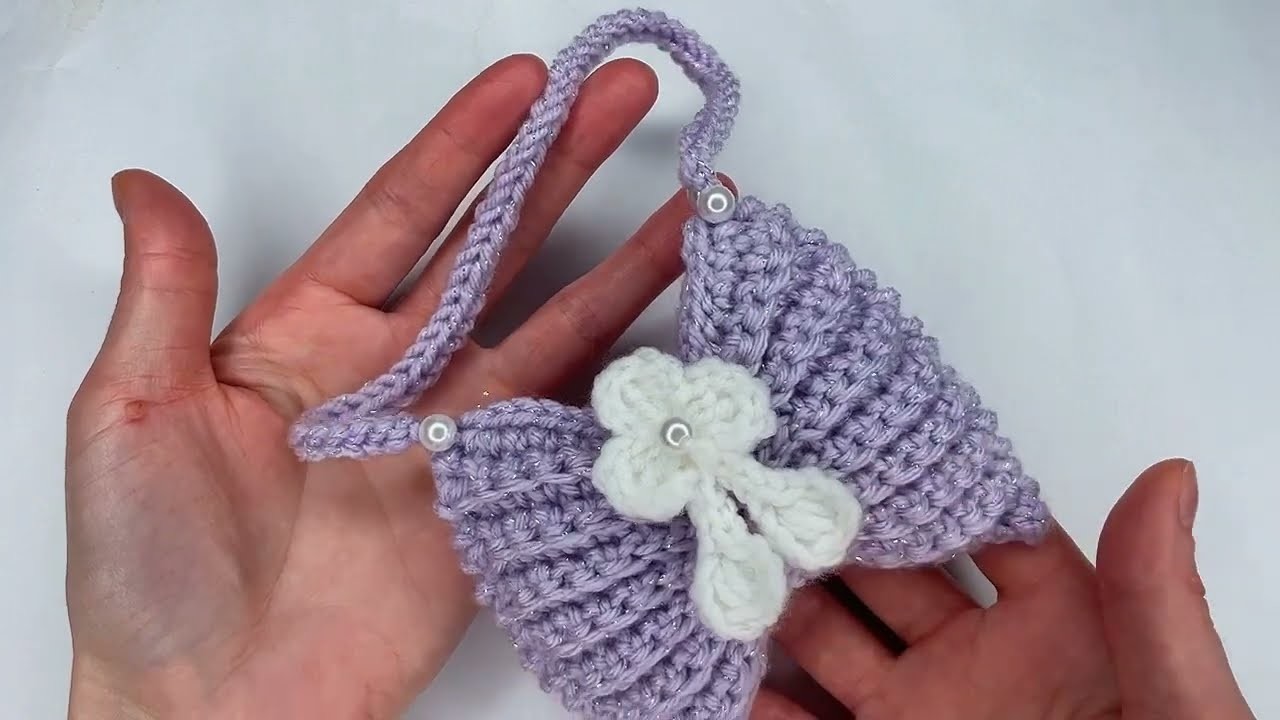 Very Easy Crochet Mini Purse ???? for Beginners