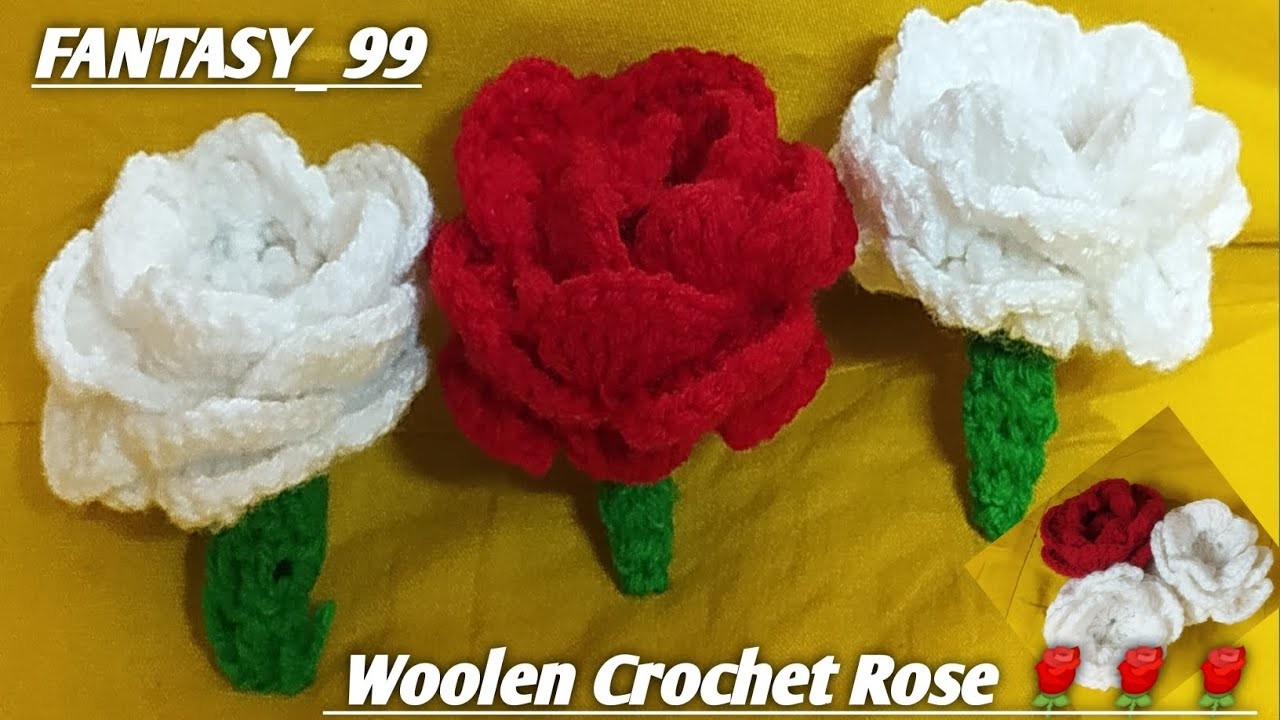 Wow Amazing 700 you won't believe I did this. Very easy crochet rose motif making for beginners