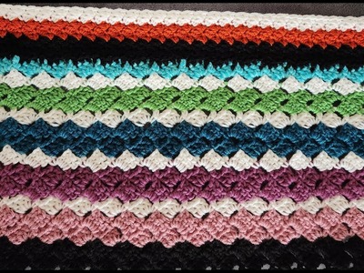 Bailey's Mood Wrap (2023) Progress. A K&K Crochet Crochet Along project