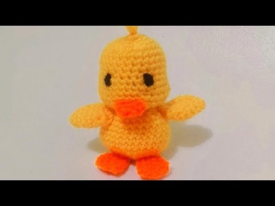 Crochet Amigurumi duck.crochet chick- part-1. crochet Amigurumi duck. crochet toys