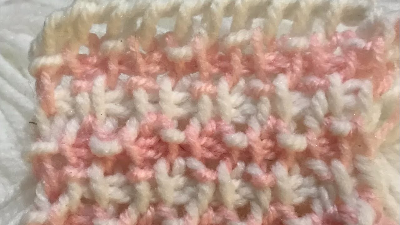 Crochet Art. easy tunisian for beginners. simple and elegant step by step online free lesson #58