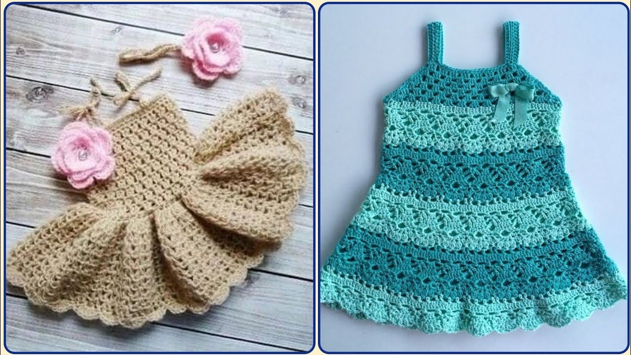 Crochet Baby Frock Easy Pattern - For Beginner Cozy Design Ideas