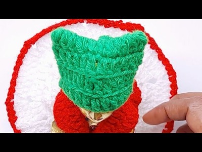 Crochet Hat. Cap for Laddu Gopal| Crochet cap for 5 number laddu gopal | Kanha ji ki topi | 5-6