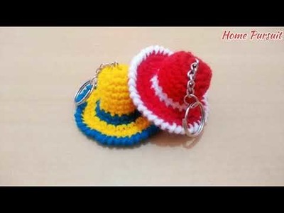 Crochet Hat Keychain Tutorial Crochet Hat | Home Pursuit