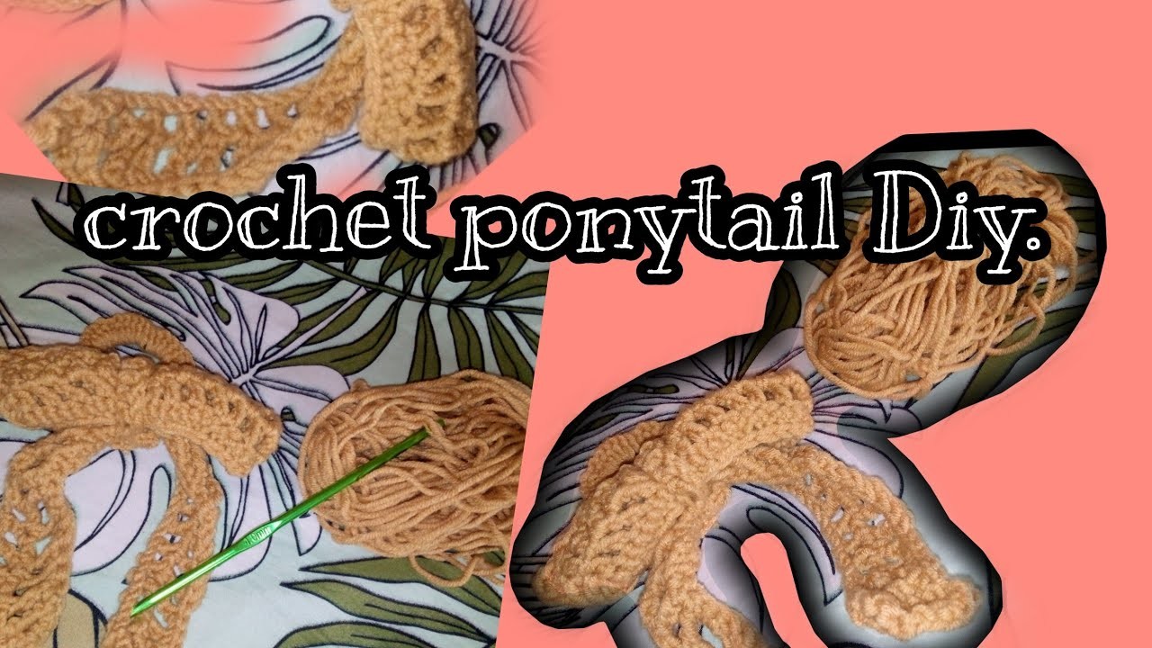 Crochet ponytail#yunamixedblog.