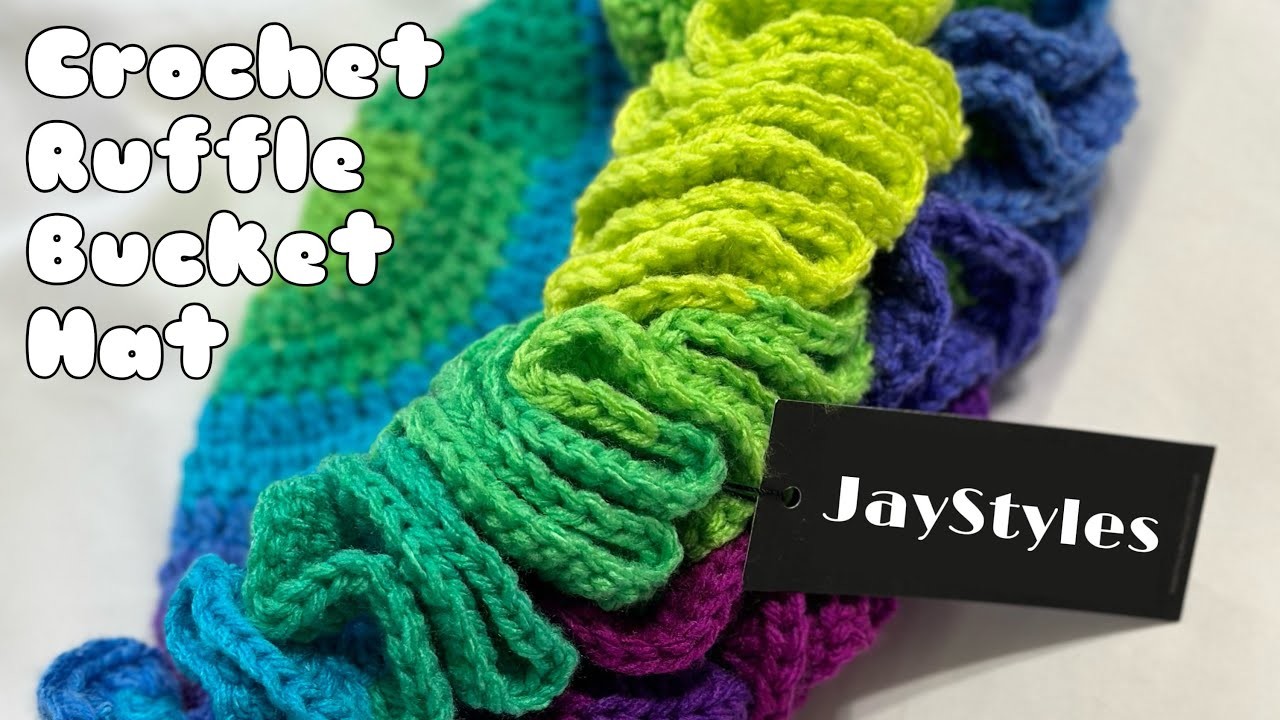 Crochet Ruffle Bucket Hat | JayStyles