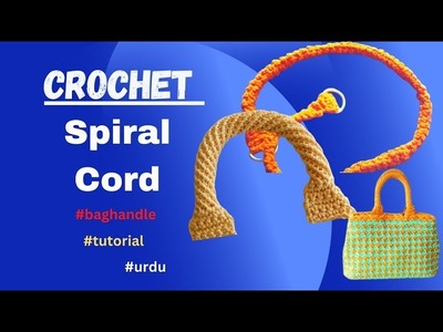 Crochet Spiral Rope.Purse.Bag Handle,Cord#crochet#how#craft