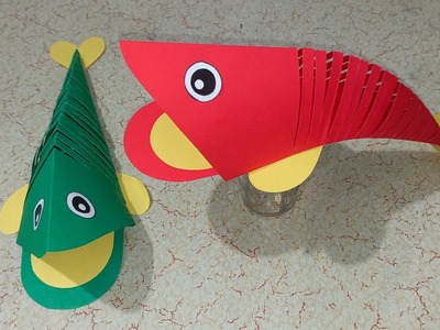 Diy Paper Crafts, Moving Paper Fish Craft Ideas, Easy Paper Crafts