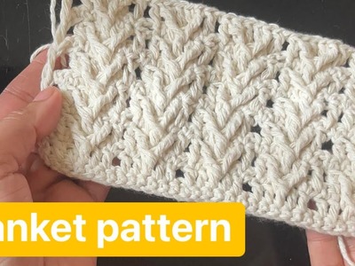 Easy crochet designer baby blanket pattern for beginner,hat,scarf!