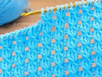 ????????Easy Tunisian Crochet Baby Blanket For Beginners #tunisiancrochet