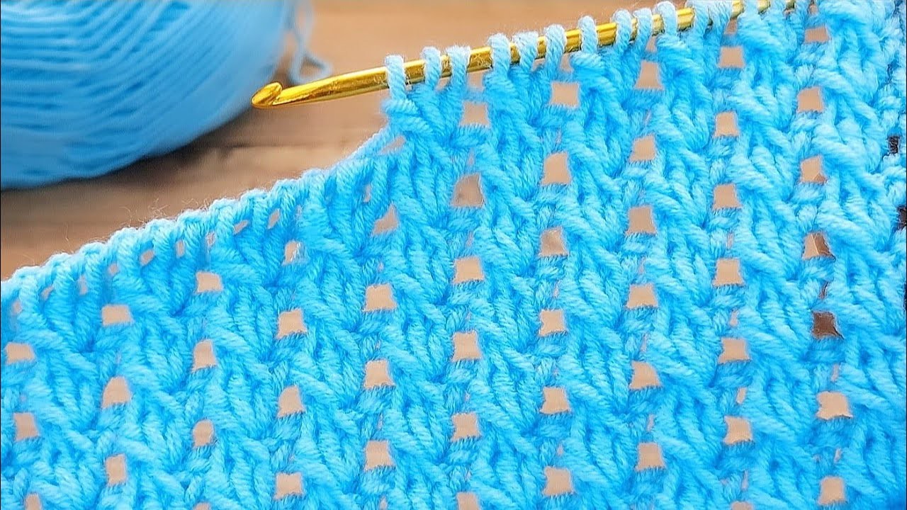 ????????Easy Tunisian Crochet Baby Blanket For Beginners #tunisiancrochet