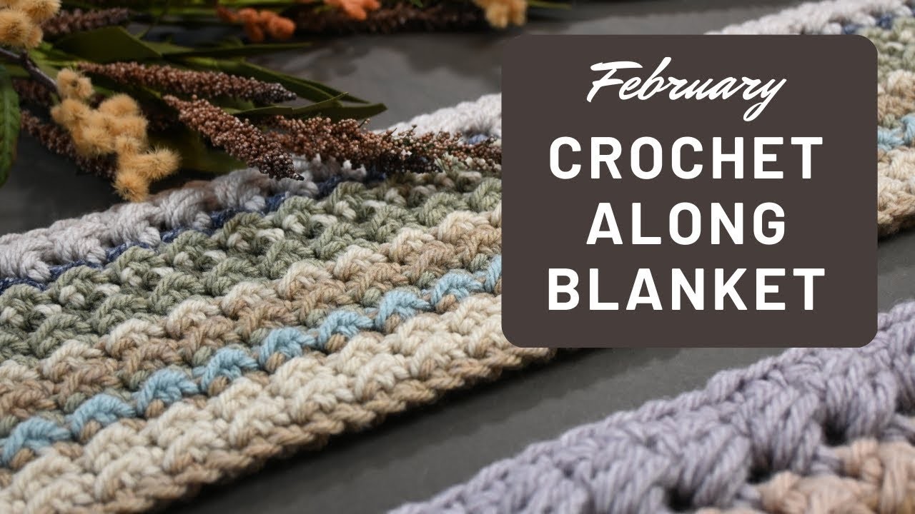 February 2023 - Crochet Along Temperature.Sampler Blanket Stitch Tutorial