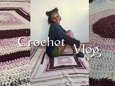 Granny Square Crochet Carpet | Crochet Home Décor
