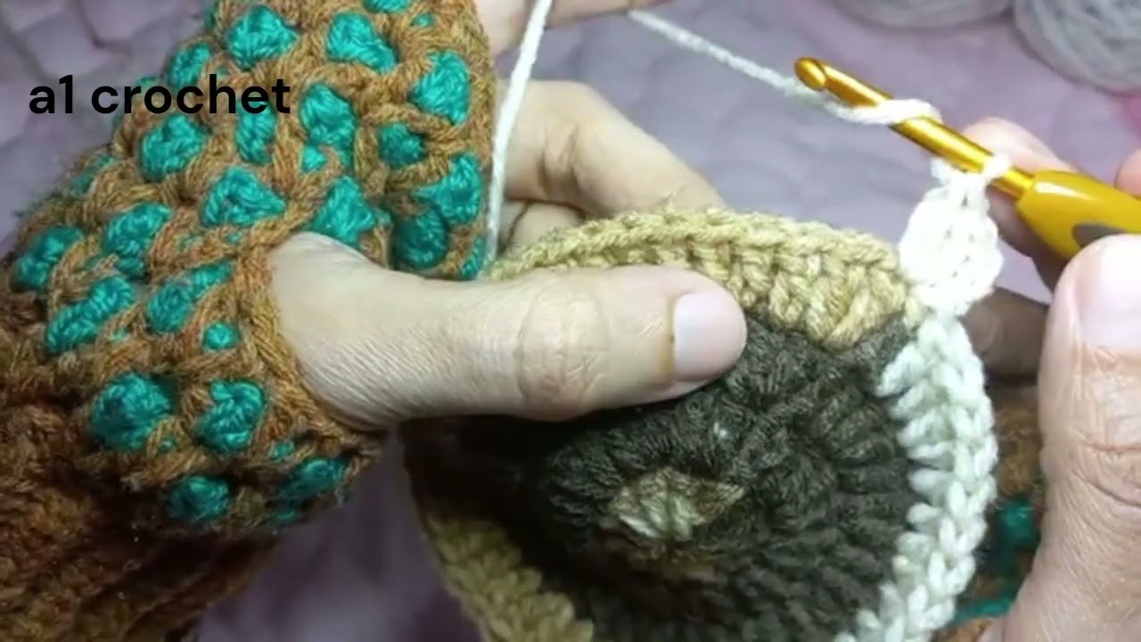How to Crochet namaz cap