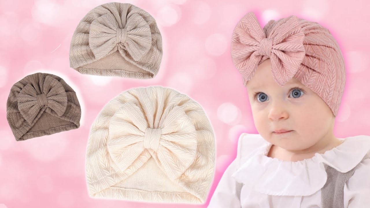 How To Make a Baby bow headcap | How to DIY baby turban