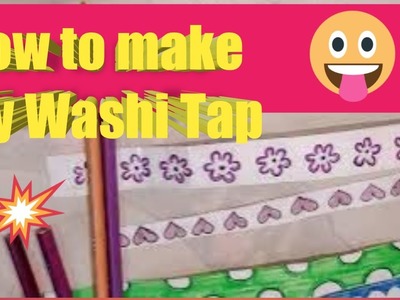 How To Make Diy Washi Tap at home || #youtube #videoupload #trending #pakistan
