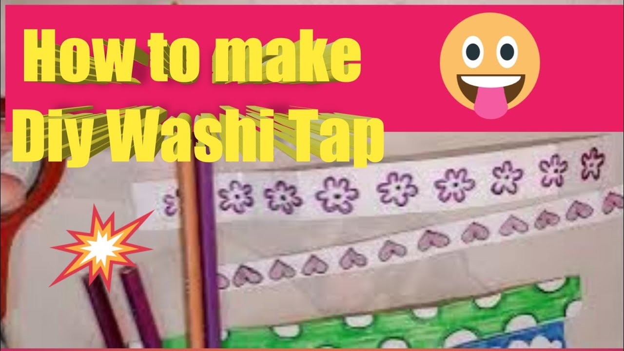 How To Make Diy Washi Tap at home || #youtube #videoupload #trending #pakistan